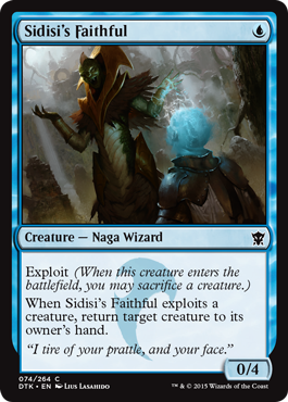 MTG: Dragons of Tarkir 074: Sidisis Faithful 