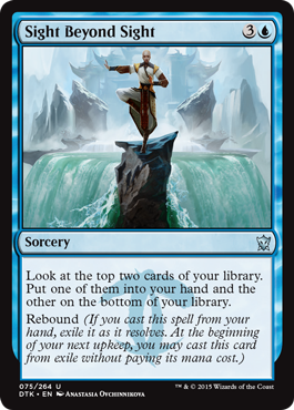 MTG: Dragons of Tarkir 075: Sight Beyond Sight 