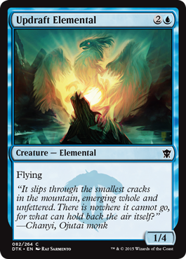 MTG: Dragons of Tarkir 082: Updraft Elemental 