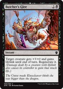 MTG: Dragons of Tarkir 090: Butchers Glee 