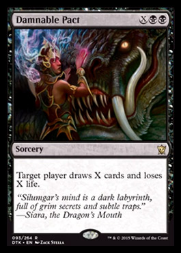 MTG: Dragons of Tarkir 093: Damnable Pact 