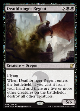 MTG: Dragons of Tarkir 096: Deathbringer Regent 