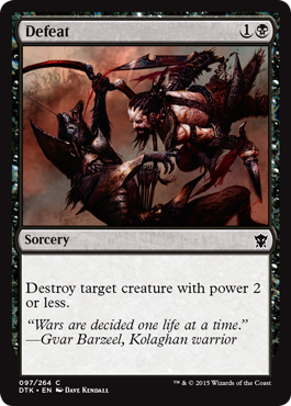 MTG: Dragons of Tarkir 097: Defeat 