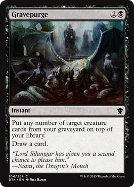 MTG: Dragons of Tarkir 104: Gravepurge 