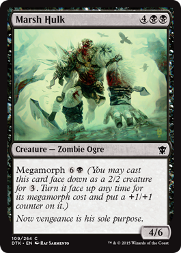 MTG: Dragons of Tarkir 109: Marsh Hulk 