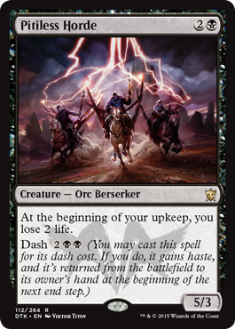 MTG: Dragons of Tarkir 112: Pitiless Horde 