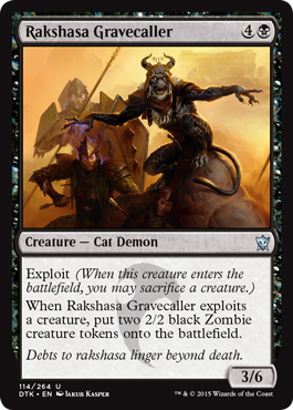 MTG: Dragons of Tarkir 114: Rakshasa Gravecaller 