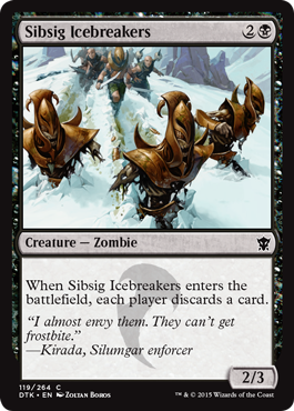 MTG: Dragons of Tarkir 119: Sibsig Icebreakers 