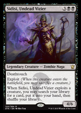 MTG: Dragons of Tarkir 120: Sidisi, Undead Vizier 