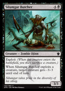 MTG: Dragons of Tarkir 122: Silumgar Butcher 