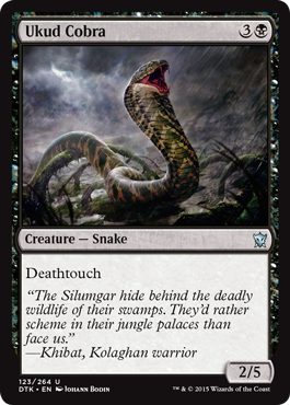 MTG: Dragons of Tarkir 123: Ukud Cobra 