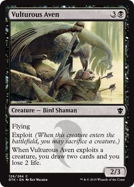 MTG: Dragons of Tarkir 126: Vulturous Aven 