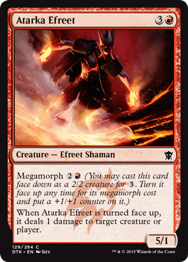 MTG: Dragons of Tarkir 128: Atarka Efreet 