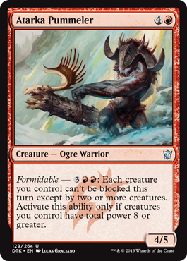 MTG: Dragons of Tarkir 129: Atarka Pummeler 