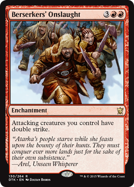 MTG: Dragons of Tarkir 130: Berserkers Onslaught 