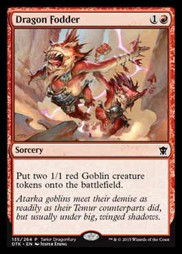 MTG: Dragons of Tarkir 135: Dragon Fodder - Tarkir Dragonfury Promo 
