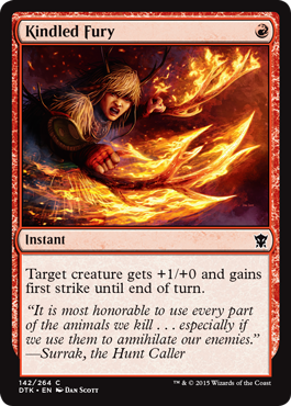 MTG: Dragons of Tarkir 142: Kindled Fury 