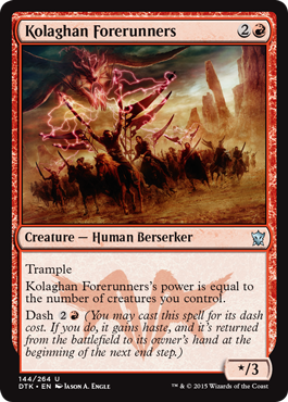 MTG: Dragons of Tarkir 144: Kolaghan Forerunners 