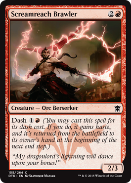 MTG: Dragons of Tarkir 155: Screamreach Brawler 