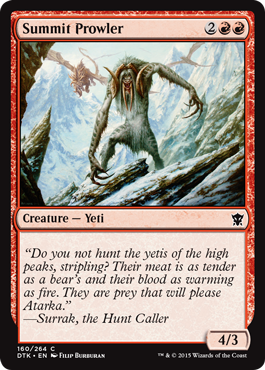 MTG: Dragons of Tarkir 160: Summit Prowler 