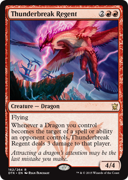 MTG: Dragons of Tarkir 162: Thunderbreak Regent 