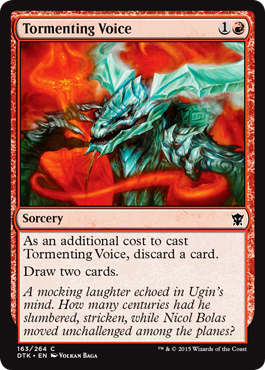 MTG: Dragons of Tarkir 163: Tormenting Voice 