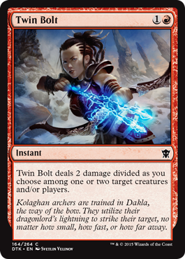 MTG: Dragons of Tarkir 164: Twin Bolt 