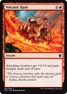 MTG: Dragons of Tarkir 166: Volcanic Rush 