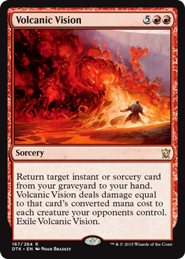 MTG: Dragons of Tarkir 167: Volcanic Vision 