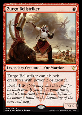 MTG: Dragons of Tarkir 169: Zurgo Bellstriker 