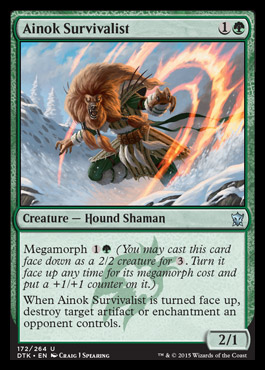 MTG: Dragons of Tarkir 172: Ainok Survivalist 