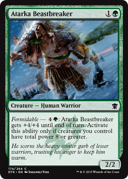 MTG: Dragons of Tarkir 174: Atarka Beastbreaker 