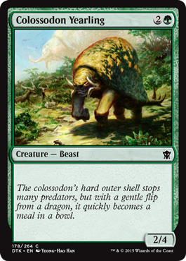 MTG: Dragons of Tarkir 178: Colossodon Yearling 
