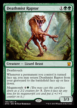 MTG: Dragons of Tarkir 180: Deathmist Raptor 