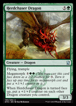Magic: Dragons of Tarkir 190: Herdchaser Dragon 