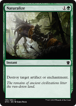 MTG: Dragons of Tarkir 193: Naturalize 