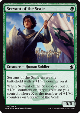 MTG: Dragons of Tarkir 203: Servant of the Scale 