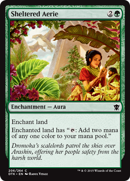 MTG: Dragons of Tarkir 206: Sheltered Aerie 