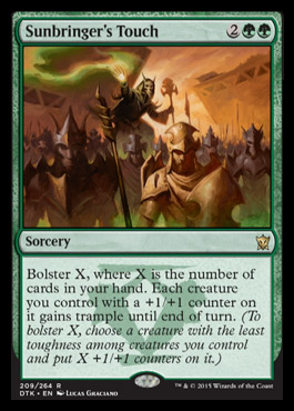 MTG: Dragons of Tarkir 209: Sunbringers Touch 