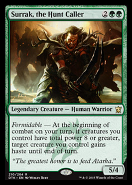 MTG: Dragons of Tarkir 210: Surrak, the Hunt Caller 
