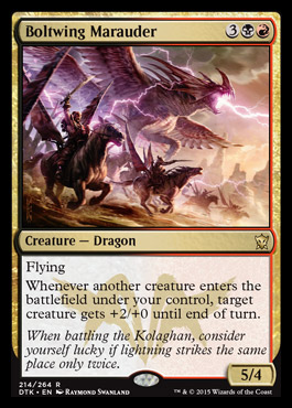 Magic: Dragons of Tarkir 214: Boltwing Marauder 