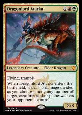 MTG: Dragons of Tarkir 216: Dragonlord Atarka 