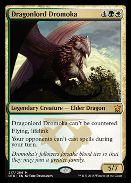 MTG: Dragons of Tarkir 217: Dragonlord Dromoka 
