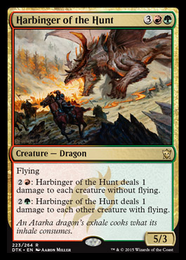 MTG: Dragons of Tarkir 223: Harbinger of the Hunt 