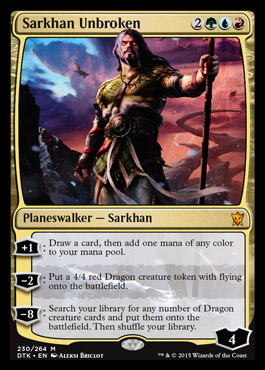 Magic: Dragons of Tarkir 230: Sarkhan Unbroken 