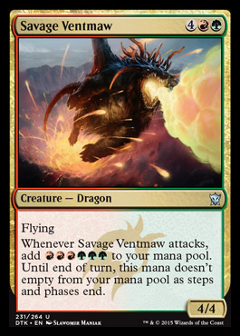MTG: Dragons of Tarkir 231: Savage Ventmaw 