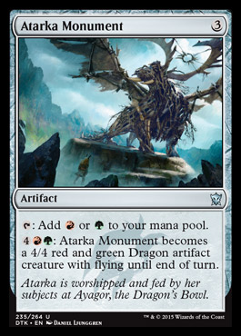MTG: Dragons of Tarkir 235: Atarka Monument 