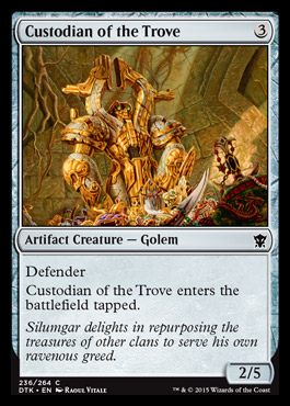 MTG: Dragons of Tarkir 236: Custodian of the Trove 