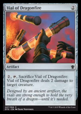 MTG: Dragons of Tarkir 247: Vial of Dragonfire 