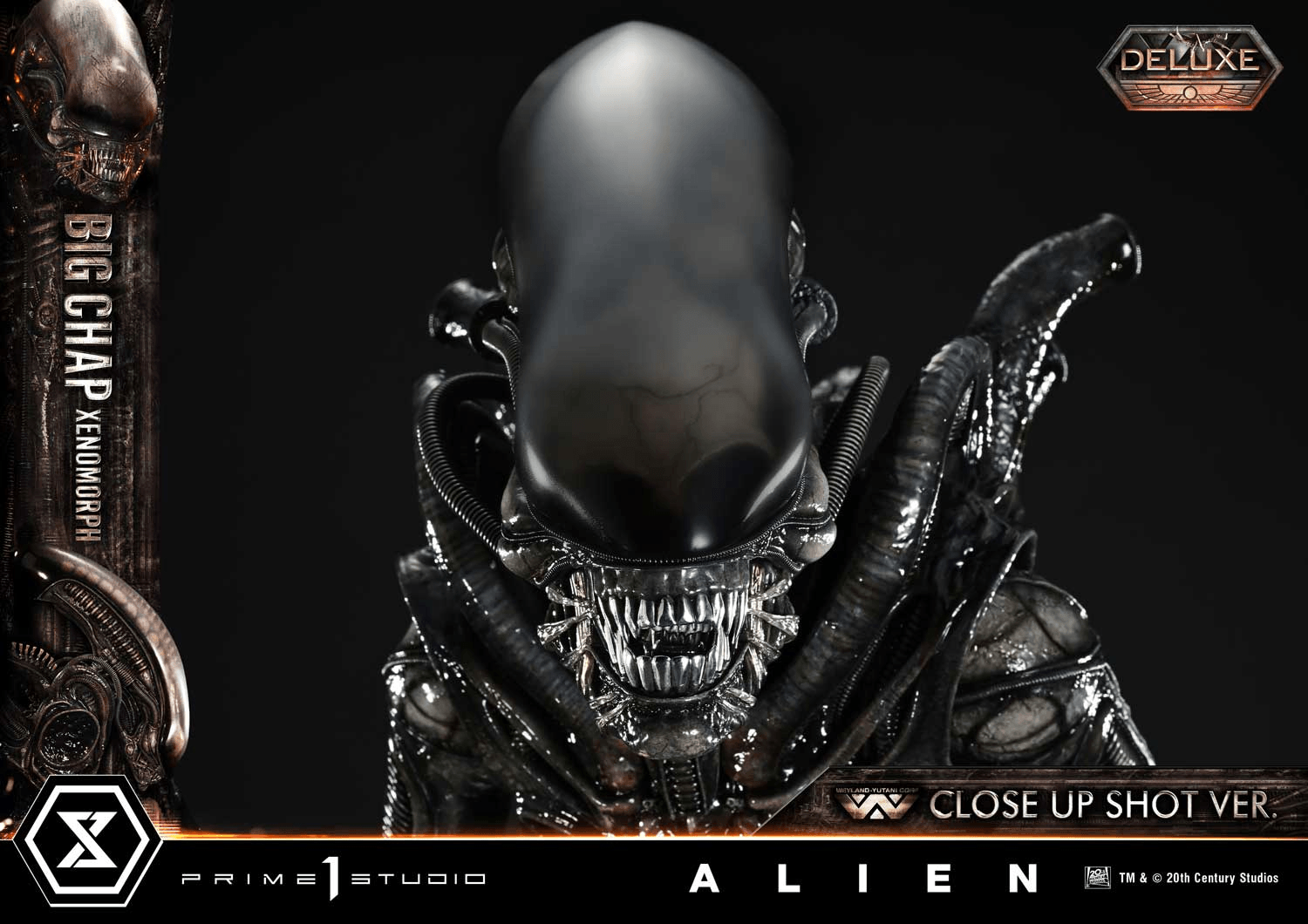 Prime 1 Studio: Museum Masterline XL Alien (Film) Big Chap Xenomorph Close Up Shot Ver. DX Bonus Version 